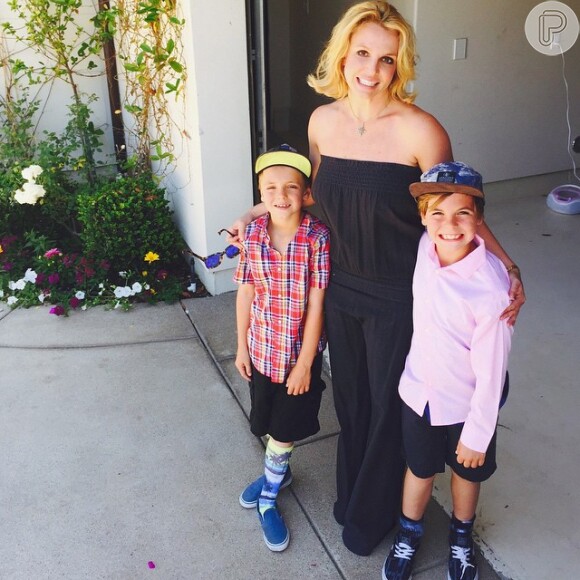 Jayden James e Sean são filhos de Britney Spears com o dançarino Kevin Ferdeline