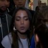 Anitta se irrita ao falar com Babi Rossi, do 'TV Fama': 'Não quero que seja ela'