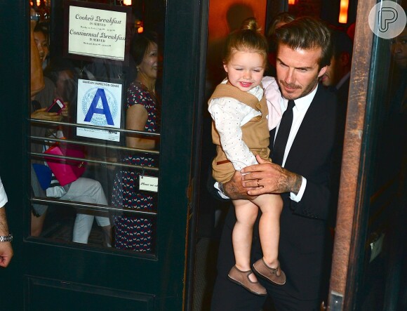 A filha de Victoria e David Beckham, Harper Seven esbanja estilo desde pequena