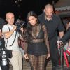 Grávida, Kim Kardashian aposta em vestido transparente para evento na França, nesta quarta-feira, 24 de junho de 2015