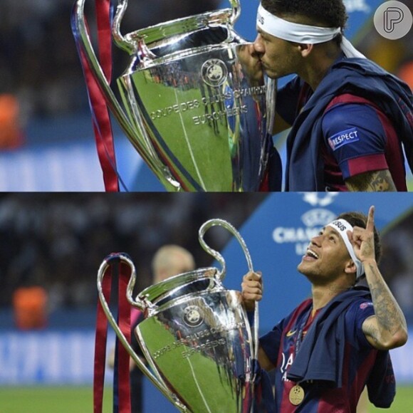 O jogador conseguiu realizar um dos seus maiores sonhos com a conquista da Liga dos Campeões vestindo a camisa do Barcelona
