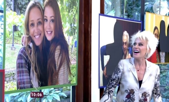 Ana Maria Braga também errou o nome de Marina Ruy Barbosa, no 'Mais Você', ao olhar foto da atriz ao lado da mãe, Geoconda: 'Mariana! Olha! As duas parecem uma irmã da outra'