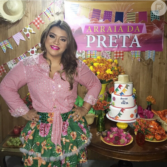 Preta Gil compartilhou detalhes da decoração do camarim em sua conta do Instagram: 'Tá tudo lindo'