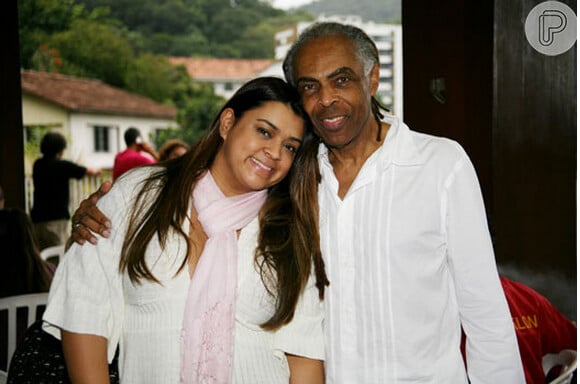 Preta Gil foi a única filha, dos sete filhos, que seguiu os caminhos do pai, Gilberto Gil