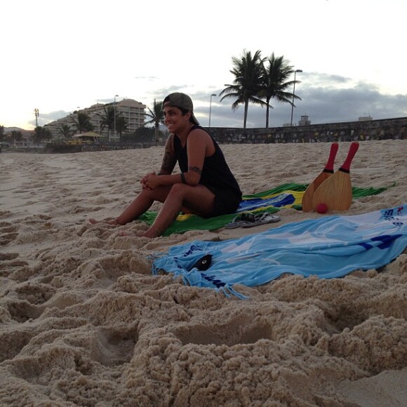 Thammy Miranda diz que gosta de ir à praia no fim de tarde. A atriz está morando no Rio de Janeiro