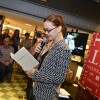 Júlia Lemmertz participou do lançamento do livro 'O Jugo das Palavras', de Artur da Távola, na Livraria Travessa, no Shopping Leblon, na Zona Sul do Rio de Janeiro