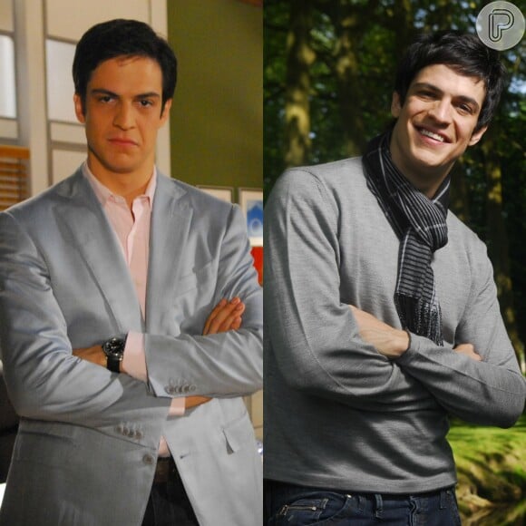 Mateus Solano interpretou os gêmeos Jorge e Miguel na novela 'Viver a Vida' (TV Globo, 2009)