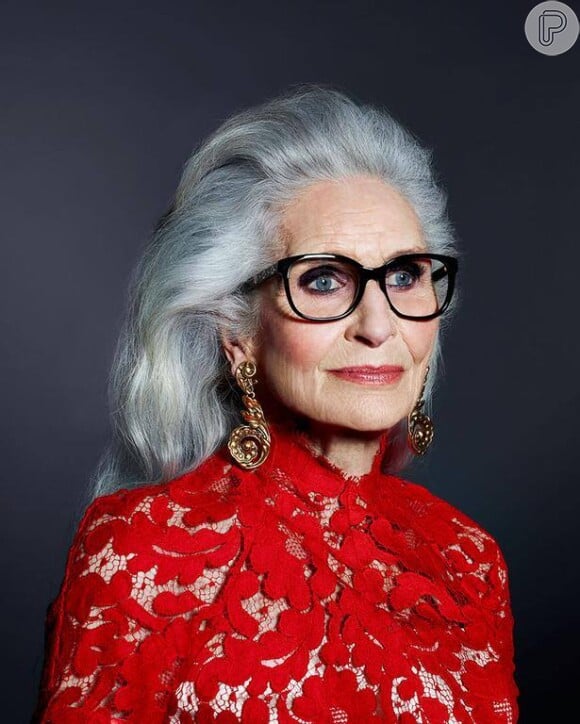 Daphne Selfe tem 87 anos e é a modelo mais velha do mundo ainda em atividade