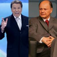 Silvio Santos sugere a Edir Macedo união de emissoras para concorrer com a Globo