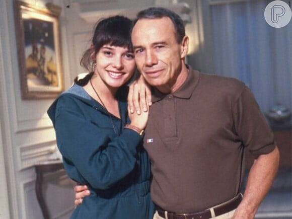 Daniella Perez atuou com Stênio Garcia na novela 'O Dono do Mundo', em 1991
