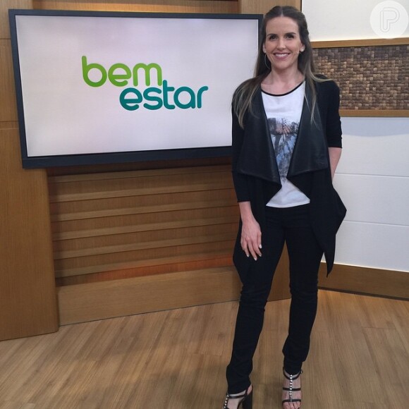 Mariana Ferrão é apresentadora do programa 'Bem Estar'