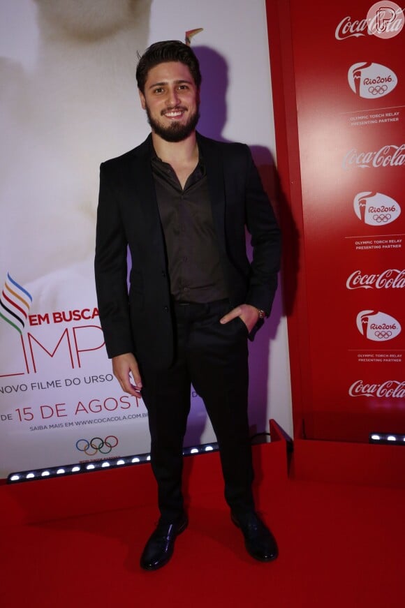 Daniel Rocha também foi ao evento da Coca-Cola no hotel Copacabana Palace, na noite desta quarta-feira, 12 de agosto de 2015