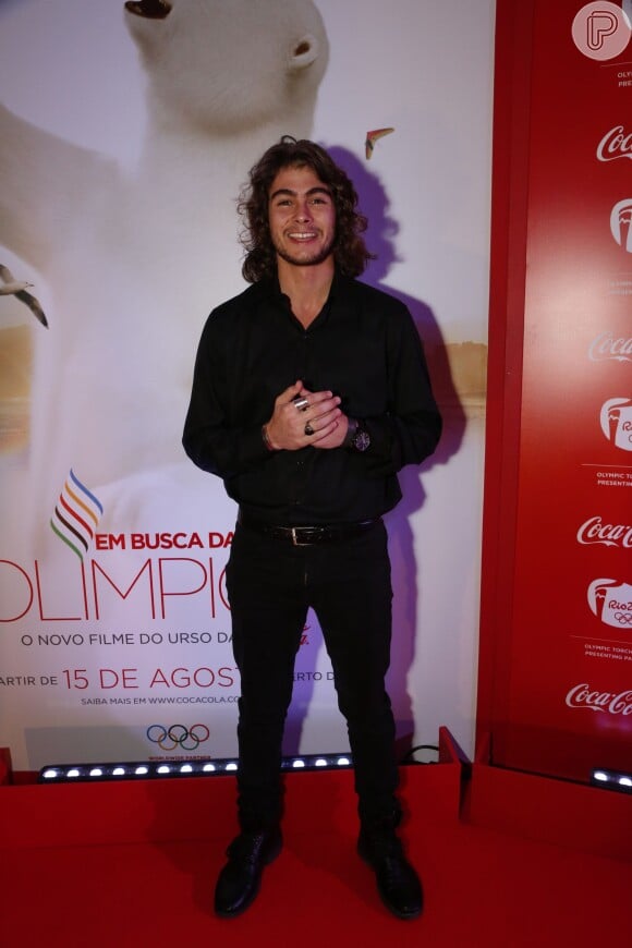 Rafael Vitti foi outro convidado de evento da Coca-Cola no hotel Copacabana Palace