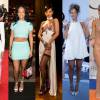 Rihanna não tem medo de variar o look. A cantora usa e abusa de cores e transparências