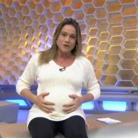 Fernanda Gentil brinca ao sair de licença-maternidade: 'Volto mais magrinha'