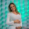 Fernanda Gentil está grávida de oito meses do primeiro filho, Gabriel