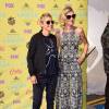 Ellen DeGeneres e sua mulher, a atriz Portia de Rossi, no Teen Choice Awards 2015