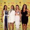 Leigh-Anne Pinnock, Perrie Edwards, Jade Thirlwall e Jesy Nelson do grupo Little Mix, que levou o prêmio de Revelação no Teen Choice Awards 2015