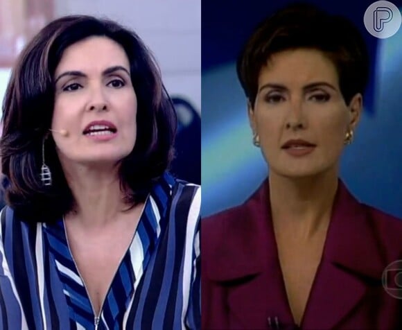 Fátima Bernardes contou no 'Encontro' desta segunda-feira, 17 de agosto de 2015, que ainda tem o paletó que usou em sua estreia no 'Jornal Nacional', em março de 1998