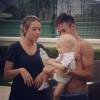 Carol Dantas, mãe do filho de Neymar, aparece na postagem do jogador, em 24 d enovembro de 2012
