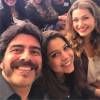 Junno Andrade postou uma foto ao lado de Sasha na plateia do programa de estreia de Xuxa