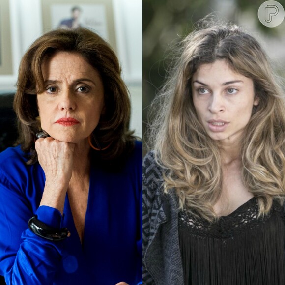 Fanny (Marieta Severo) afirma a Larissa (Grazi Massafera) que ela não vai mais trabalhar em sua agência, na novela 'Verdades Secretas'