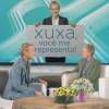 Em uma montagem (holograma), Xuxa 'entrevista' Ellen DeGeneres