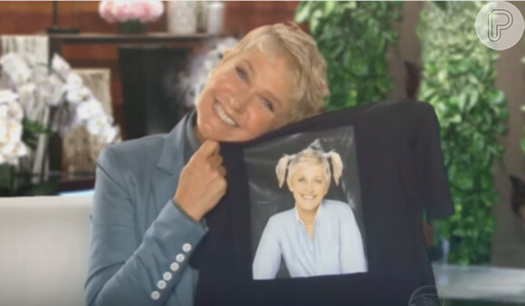 Xuxa tira sarro da situação com Ellen DeGeneres