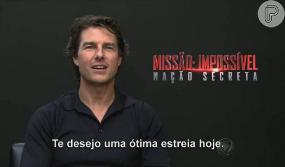 Tom Cruise mandou uma mensagem de boa sorte a Xuxa em troca de um merchan do novo 'Missão Impossível'