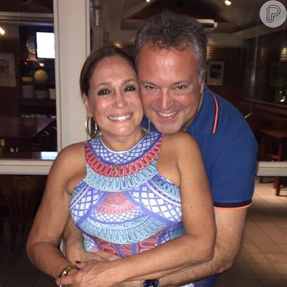 Susana recebeu o carinho do filho, Rodrigo Vieira. 'Amor da minha vida', escreveu a atriz na legenda da foto