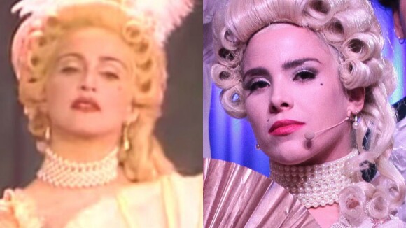 Wanessa vibra ao se transformar em Madonna para o 'Máquina da Fama': 'Sou fã'