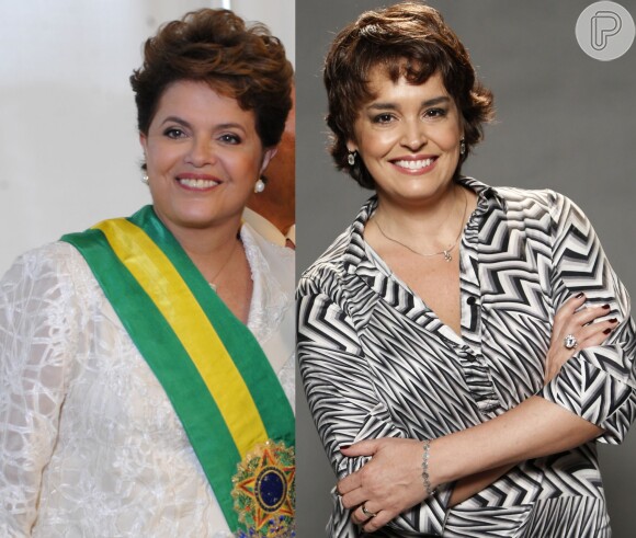 Suzy Rêgo não gostou nada de ser comparada à presidenta da República, Dilma Rousseff. 'Não concordo nem acho graça'