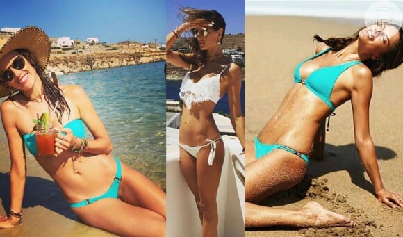 O que não falta no Instagram da modelo Alessandra Ambrosio é foto de biquíni