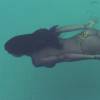 A cantora e atriz Antonia Morais compartilhou clique de biquíni no qual aparece debaixo d'água