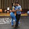 Viviane Araújo e o professor Marcelo Grangeiro ensaiaram forró para o 'Dança dos Famosos'