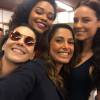Camila Pitanga compartilhou foto com elenco de 'Babilônia' e Paolla Oliveira. 'Visita', contou a atriz nesta quinta, 27 de agosto de 2015