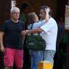 Drica Moraes escolheu look despojado para almoçar com o marido, o médico Fernando Pitanga, em restaurante do Leblon, Zona Sul do Rio de Janeiro, neste domingo, 30 de agosto de 2015