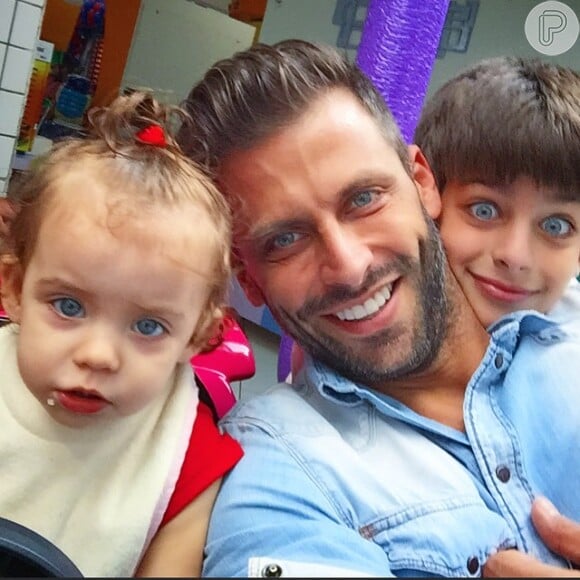 Henri Castelli é pai de Maria Eduarda, de 1 ano, e Lucas, de 8 anos