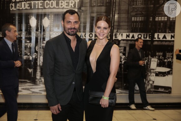 A atriz chegou à premiação no Rio de Janeiro acompanhada do marido, Alexandre Youssef