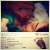 Juliana Paes postou a primeira foto do bebê no Instagram. "É felicidade demais!!! Estou explodindo de alegria e queria dividir com vcs!!!! Obrigada por tantas mensagens de carinho. Com amor Ju #kate e eu sabemos!!!"