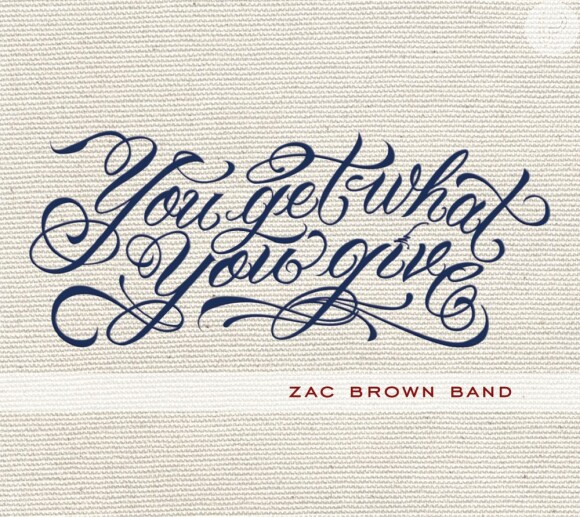 O cantor Zac Brown Band vendeu 1,7 milhão de exemplares do álbum  'You Get What You Give' e aparece em 25° lugar da lista