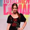 Marina Ruy Barbosa apostou em look da grife italiana Dolce & Gabbana para a festa de lançamento da novela 'Totalmente Demais'