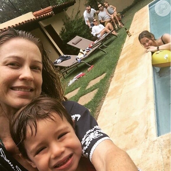Luana Piovani se mudou com os filhos e o marido para uma casa maior na Barra da Tijuca, em julho deste ano