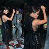 Juliana Paes se divertiu na festa da novela dançando com Joaquim lopes, repórter do 'Vídeo Show'