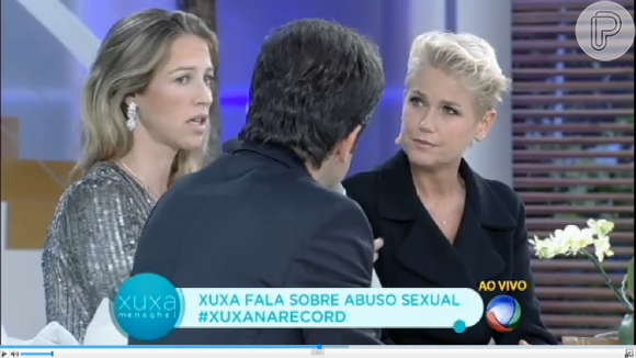 Luana Piovani e Daniel estiveram no programa Xuxa Meneghel, nesta segunda-feira, 9 de novembro de 2015 e falaram sobre abuso sexual