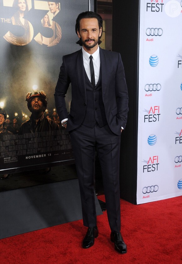 Rodrigo Santoro participou da première do filme 'Os 300', em Los Angeles, nos Estados Unidos, nesta segunda-feira, 9 de novembro de 2015