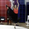 Luana Piovani costumava mostrar sua flexibilidade durante os ensaios já que faz aula de balé há muitos anos