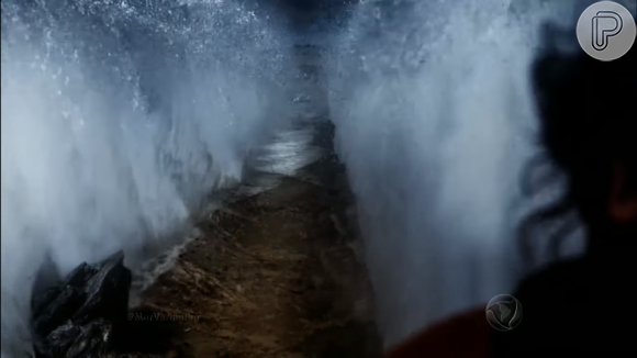 Mar Vermelho se abriu na mais aguardada cena da novela 'Os Dez Mandamentos'