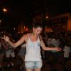 Agatha Moreira participou pela primeira vez do ensaio de rua da Unidos de Vila Isabel para o Carnaval 2016, na noite desta quarta-feira, 11 de novembro de 2015