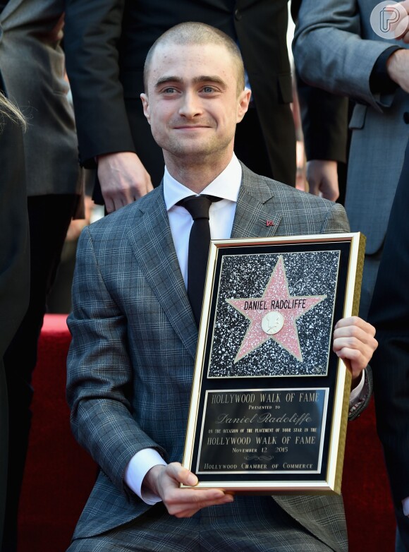 Daniel Radcliffe recebeu a estrela de número 2565 da Calçada da Fama de Hollywood, na Califórnia, Estados Unidos